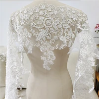 new 35cm wedding dress headdress diy accessories fabric ivory lace trim
