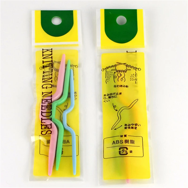 Инструменты для вязания крючком изогнутые спицы из АБС пластика 3 размера|sweater with