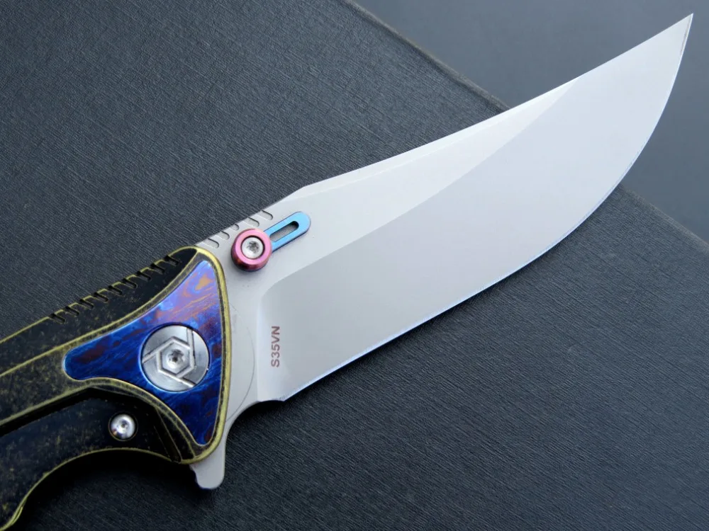 CH-Emperor карманный нож Jack knife S35VN лезвие титановый сплав Ручка Охотничий Тактический нож Фруктовый походный Нож EDC инструменты
