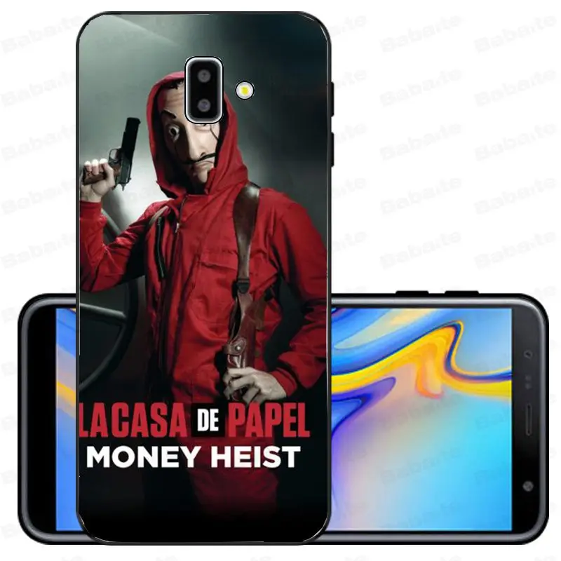 ТВ серии деньги Heist дом бумаги новинка чехол для телефона Fundas Обложка для samsung Galaxy j6 plus A6 A8 A9 A10 A30 A50 крышка