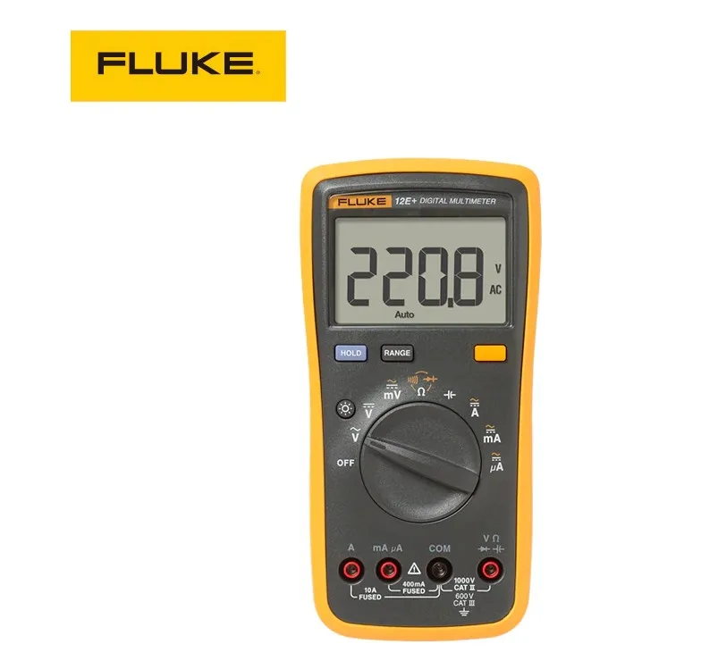 Цифровой мультиметр DMM тестер напряжения и тока Fluke 15b Plus Оригинальный