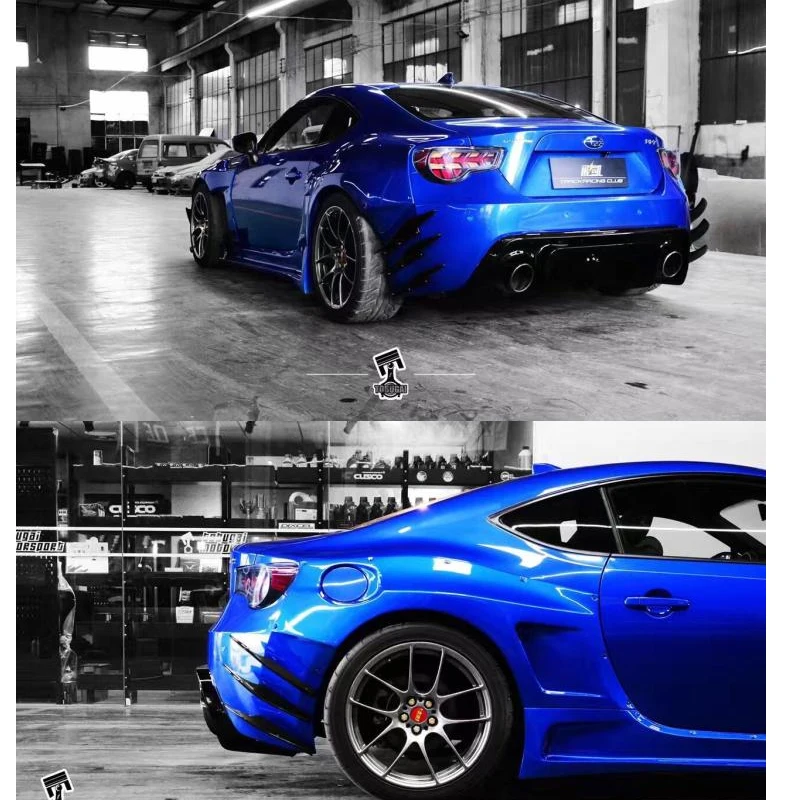 13 20 FT86 GT86 FRS BRZ RB ROCKET BUNNY VER.3 STYLE задний бампер CANARD Неокрашенный FRP Стекловолоконный