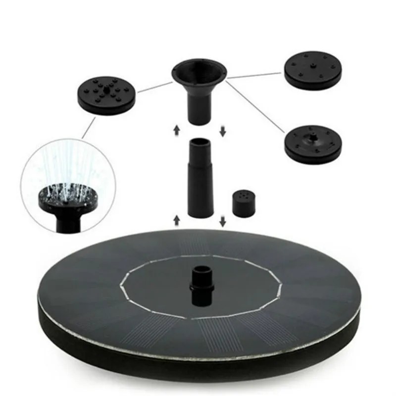 200L/h Mini Solar Power Water Fountain Garden Pool Pond Decor Outdoor Bird Bath Panel Floating Pump |