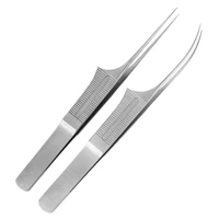 cosmetic with teeth 12cm planting forceps implanting hair transplanting forceps fine tissue forceps