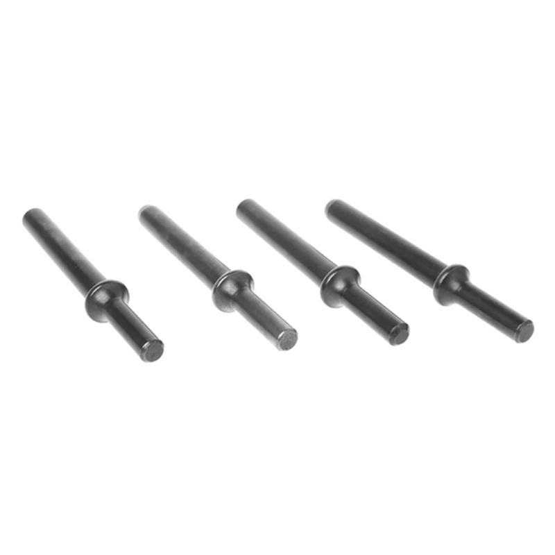 

6Pcs Pneumatic Tool Accessories Hard 45 Steel Solid Air Rivet Impact Head Support Pneumatic Tool for Drilling Removal