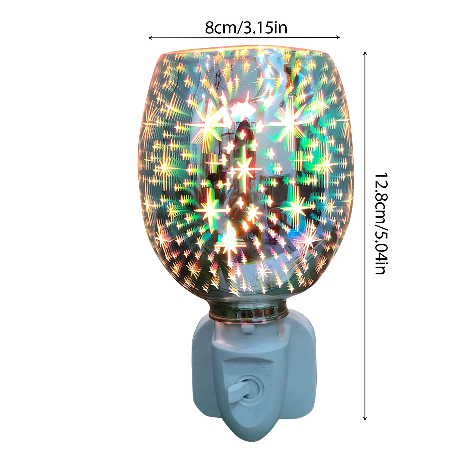 

bruleur bougie fondant,Electric Wax Melt Incense Burner 3D Touch Night Light Tart Aromatherapy Diffuser Wax Warmer US/EU/UK Plug