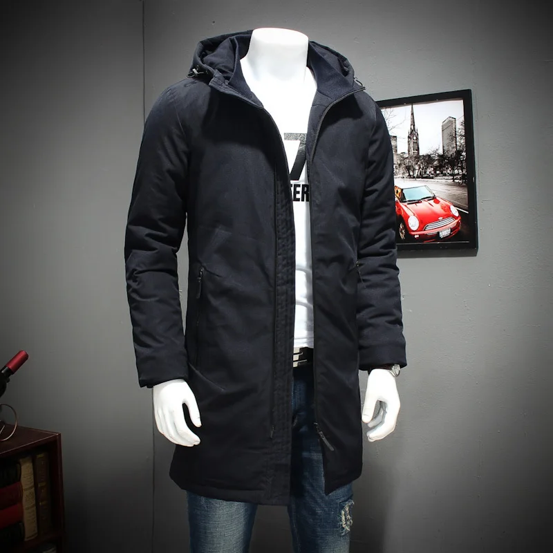 plus size 8XL in the long winter cotton padded clothes men XL warm coat fat thick jacket hooded down free shipping | Мужская одежда
