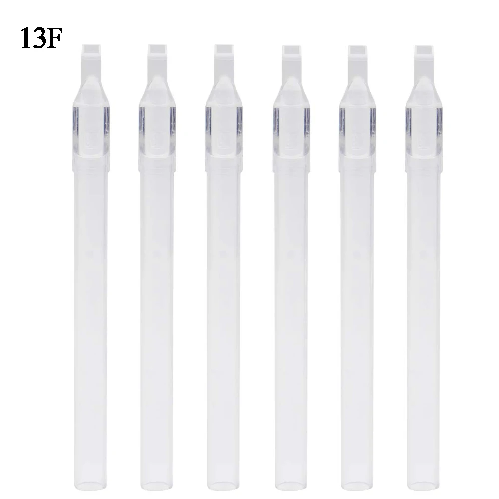 

PEPAX 100PCS 13F Disposable Tattoo Clear Long Tips Round Sterilized Disposable Nozzle Needles Tips for Tattoo Machine Supply