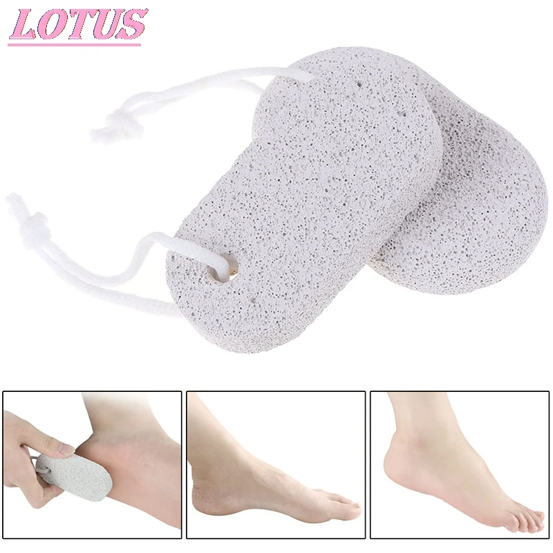 

1PC Grinding Feet Artifact Exfoliating Old Volcanic Stone Oval Pumice Grinding Stone Home Frustration Foot To Foot Scraping Heel