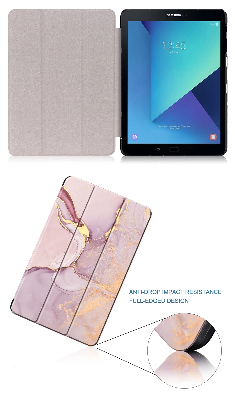 MTT Мрамор из искусственной кожи чехол для samsung Galaxy Tab S3 9,7 ''SM-T820 SM-T825 SM-T829 с магнитной застежкой с функцией подставки смарт-чехол для планшета Coque