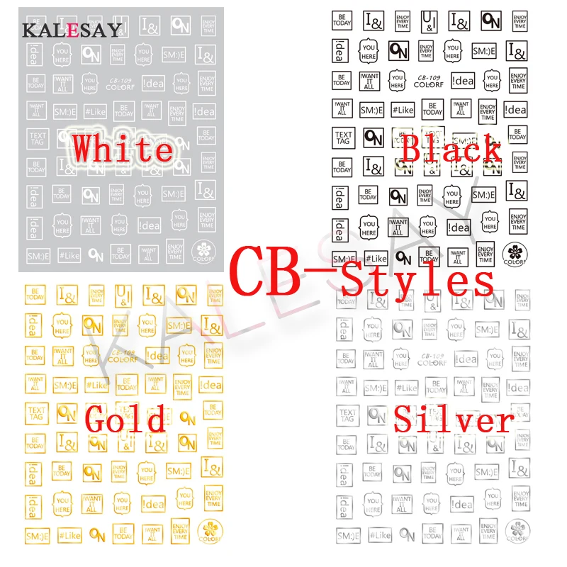 

Декоративные наклейки для дизайна ногтей, Черная Спортивная брендовая наклейка для ногтей, самоклеящиеся переводки «сделай сам» для маник...