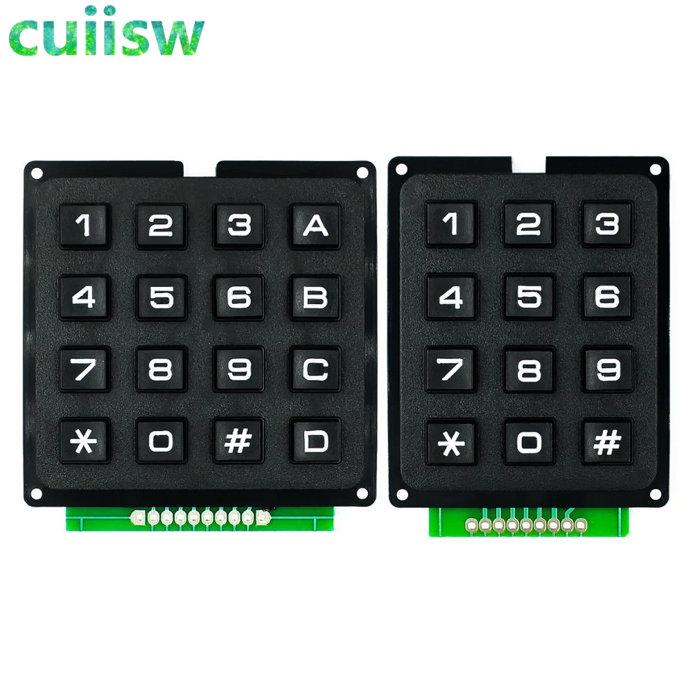 Матричный набор 4x4 4x3 12 16 клавиш 4*4 4 4*3 коммутационная клавиатура матричный модуль