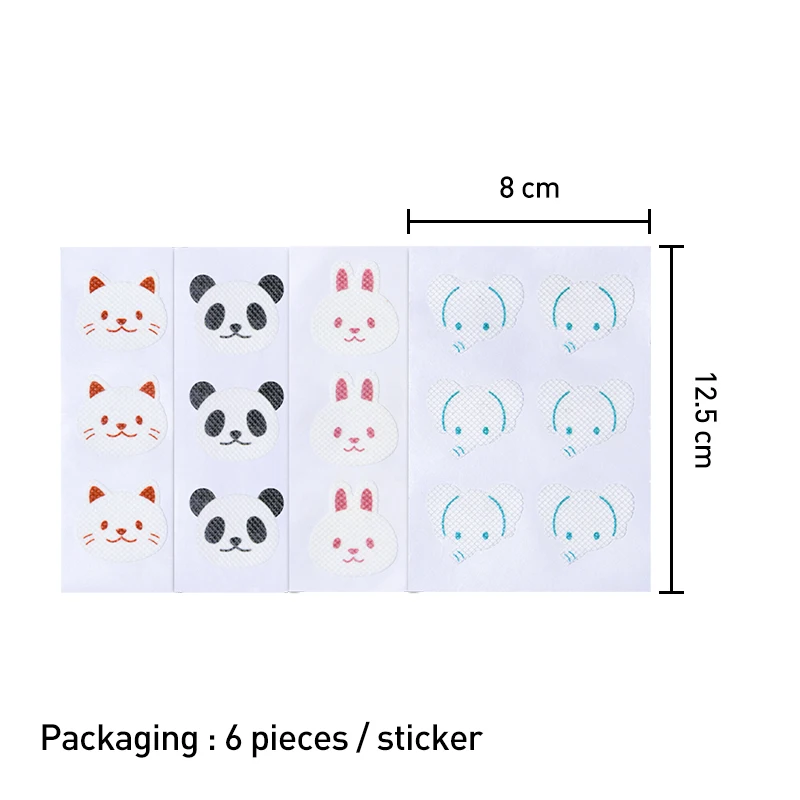 30pcs Mosquito Killer Sticker Cartoon Repellent Patches Non Toxic Keeps Insects Far Away Camping Travel For Baby D3052 | Красота и