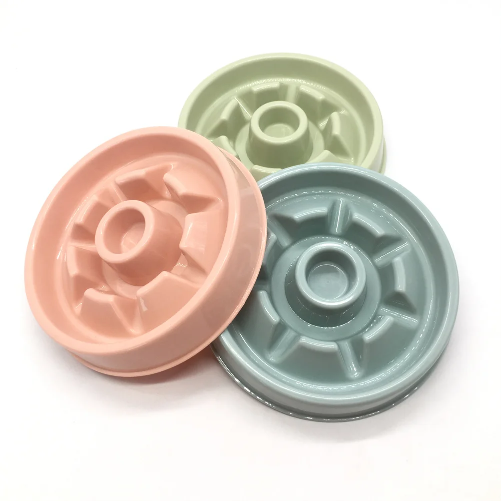 

Flower Stamen Type Slow Food Bowl Premium Grade Plastic Pet Dog Cat Food Bowl Slow Food Bowl Anti-choking Healthy Bowl