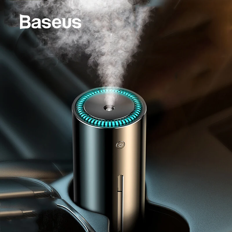 Baseus, 300 мл, сплав, увлажнитель воздуха, арома, эфирное масло, диффузор для дома, офиса, автомобиля, очиститель воздуха, нано спрей, немой, чистый, уход за воздухом