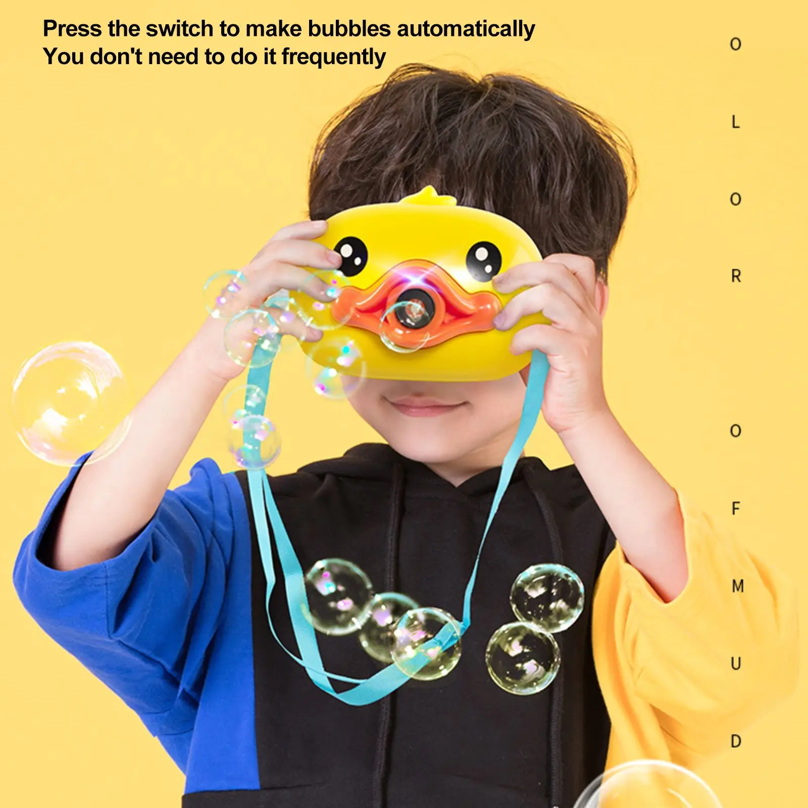 

Little Yellow Duck Cute Frog Automatic Bubble Machine Gun Soap Bubble Blower Outdoor Electric Bubble Machine Child Joy For Kids