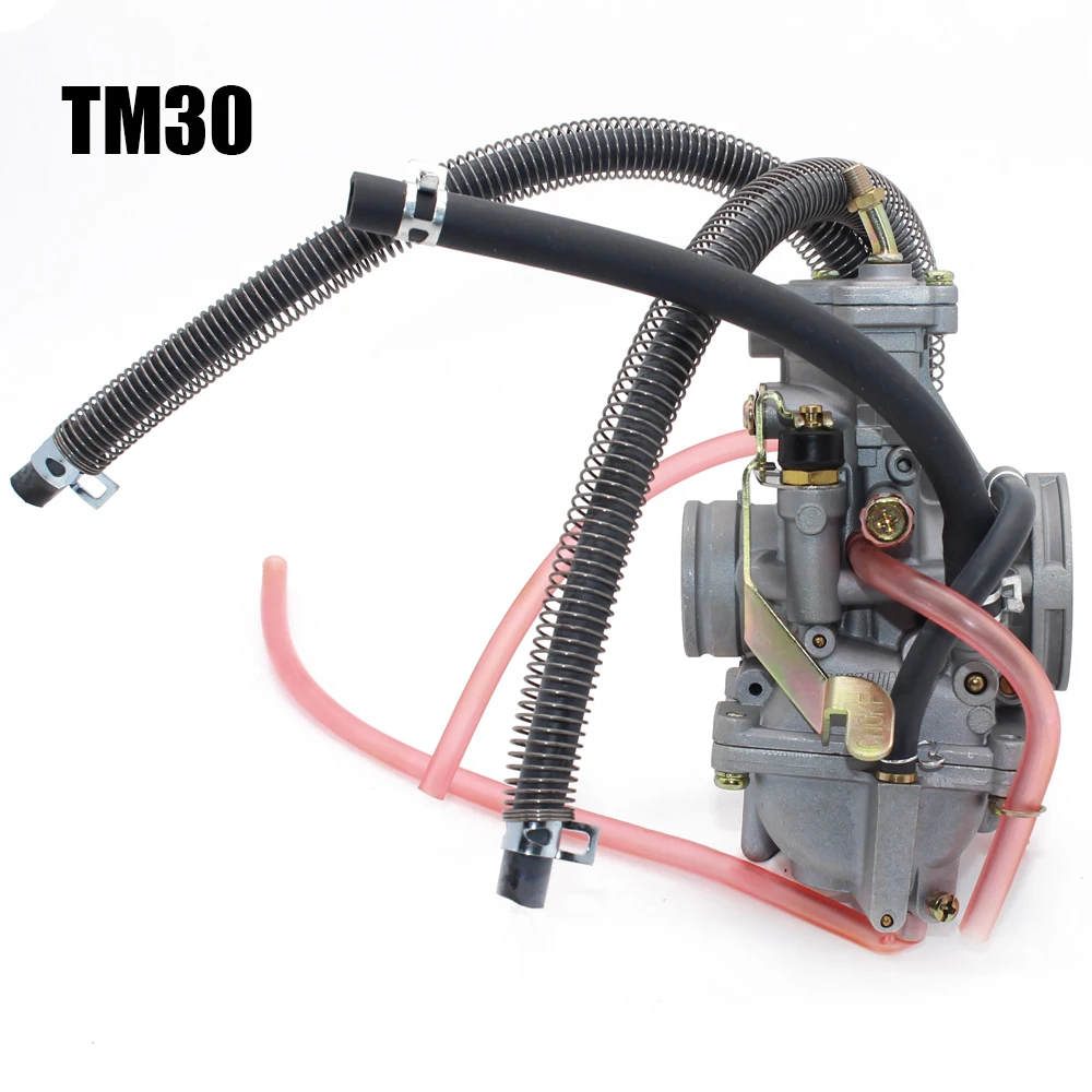 Карбюратор Vergaser Carb TM28 TM30 плоская горка 34 мм карбюратор Spigot TM34-2 42-6100 TM-32 rep для Mikuni Honda 250 LT250 Racing - Цвет: TM 30mm