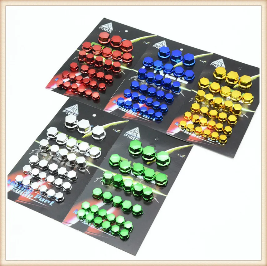 

Motorcycle Screw Nut Bolt Cap Cover Decoration For Kawasaki KX65 KX80 85 KX125 KX250 KX250F KX450F KLX450R KLX125