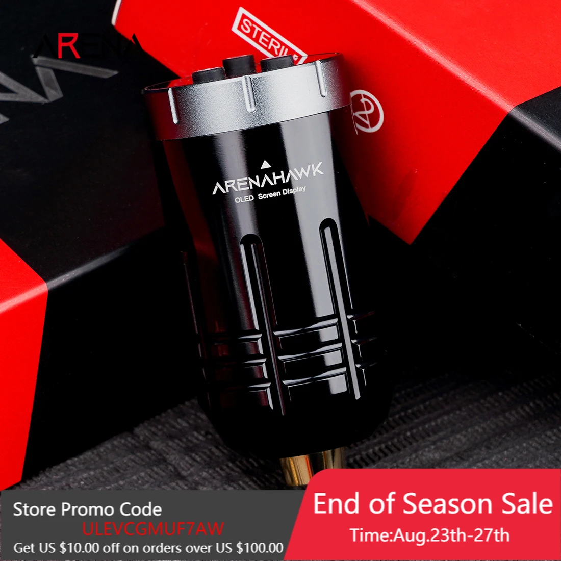 Мини аккумулятор беспроводной аккумуляторный для тату машинки с ЖК