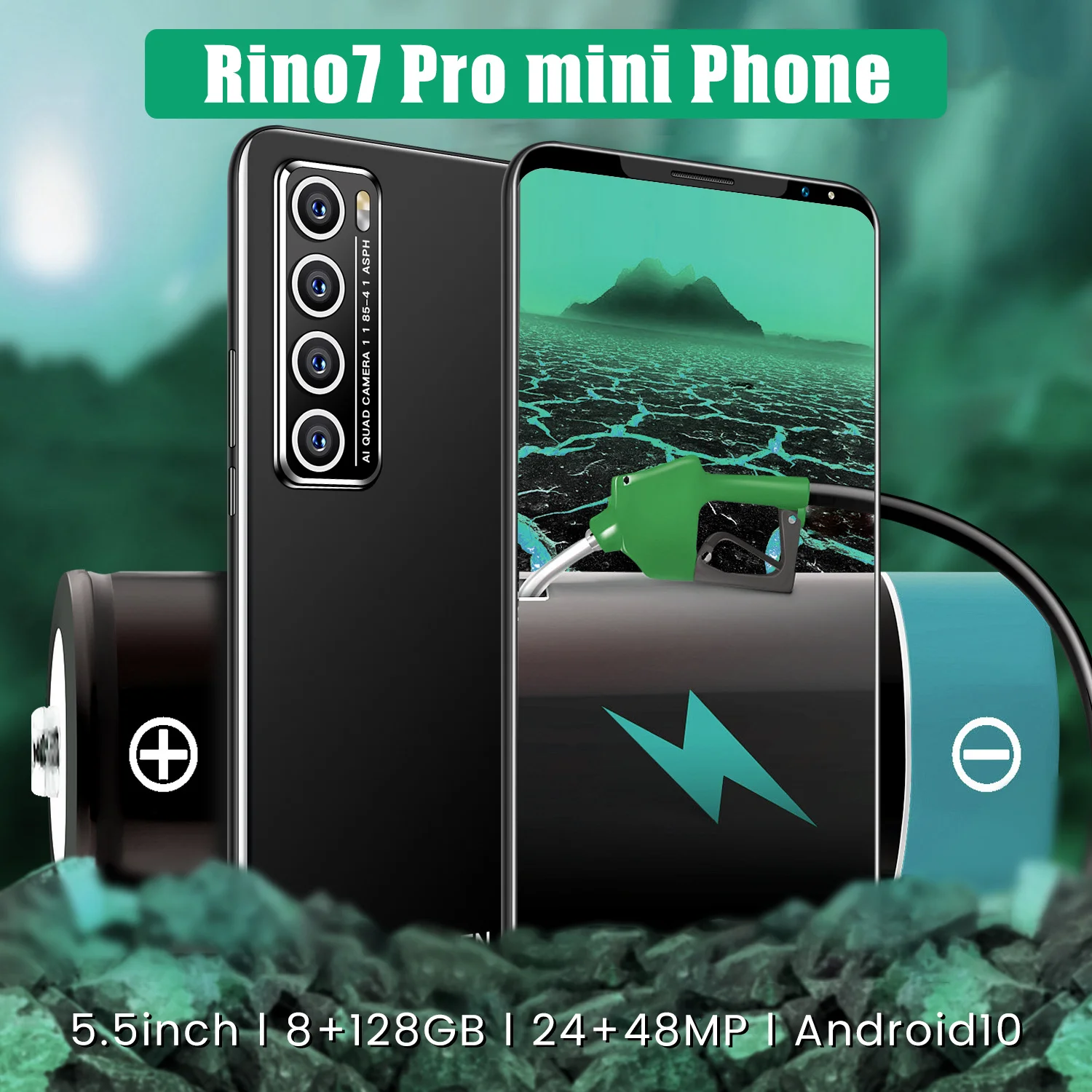 

New global edition Rino7PRO 8G +128G Android face recognition phone MTK6889, 10 core 4800 mah high performance gaming smartphone