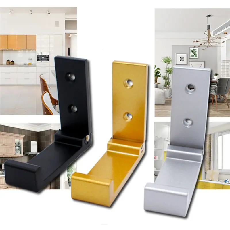 Новый складной настенный держатель для наушников гарнитуры из алюминиевого