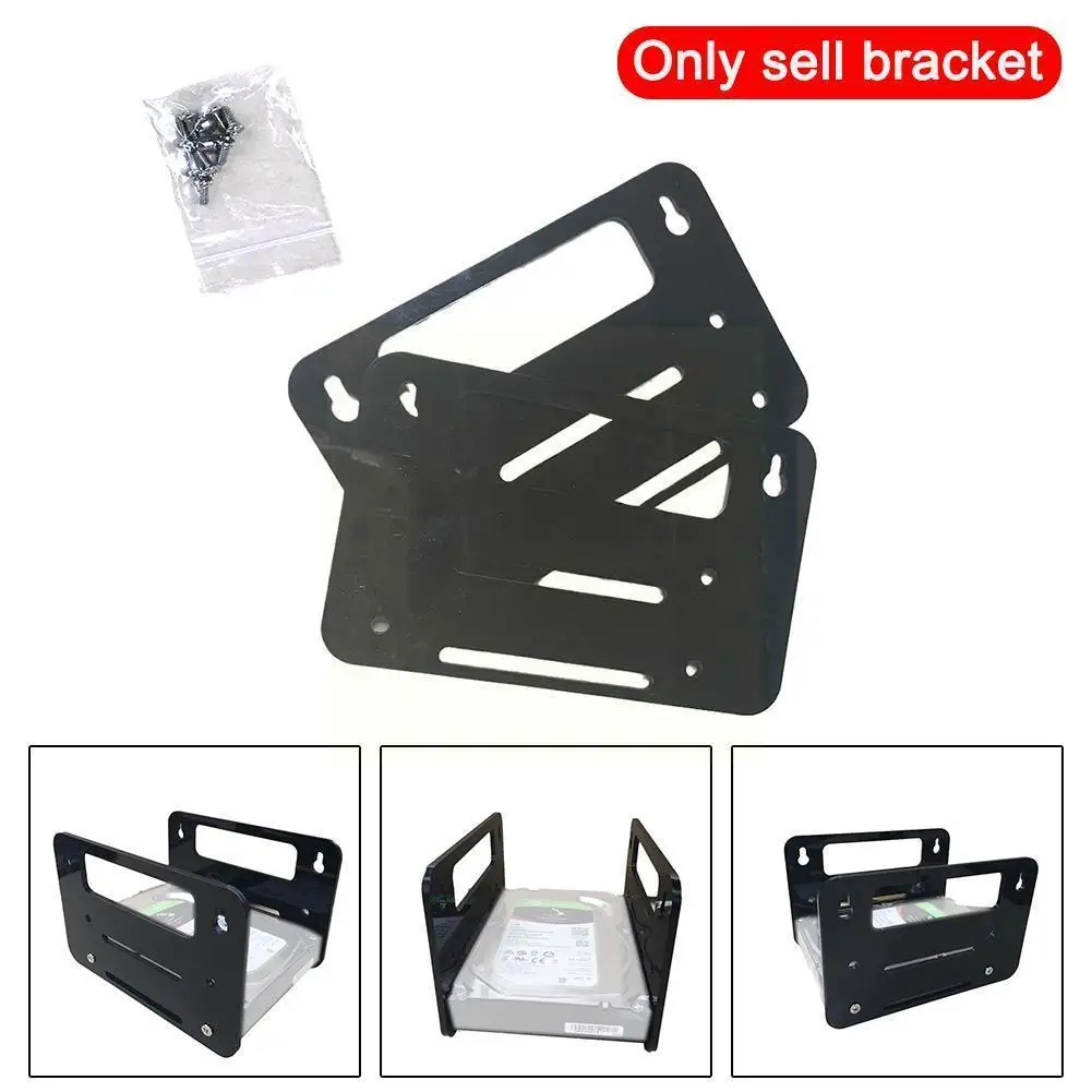 

Desktop Computer 3.5-inch Hard Drive Bracket Hanging Stacking Mechanical Rack Diy Box Cage Chassis Hdd Type Acrylic Externa W9l6