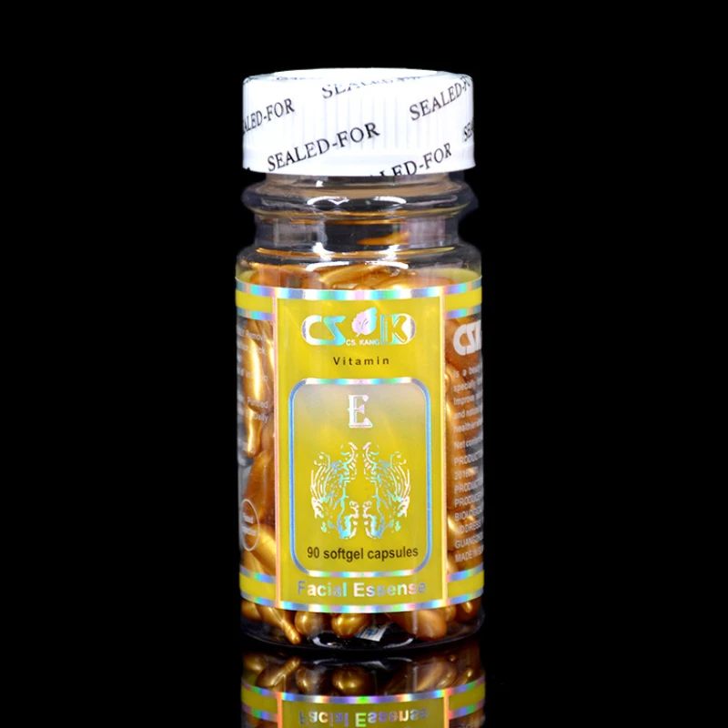 

90pcs Vitamin E Capsules Spot Acne Removal Moisturizing Nutrition Whitening Face Freckle Capsule Serum Face Cream