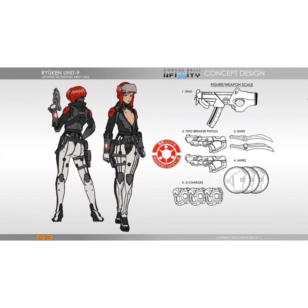 Infinity JSA Ryuken блок 9 (только Motoko без Batou)|Наборы для сборки моделей| |