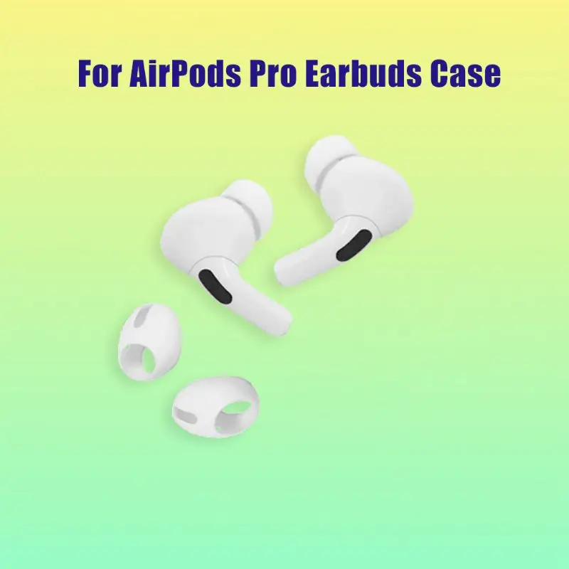 

3Pair Silicone Earbuds Case Headphone Earpods Cover Eartip Cap for airpods Pro