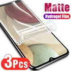 Матовая Гидрогелевая пленка для Samsung Galaxy A12 M12, Защитная пленка для samsun A 12, матовая пленка, не Защитное стекло для SamsungA12, 3 шт.