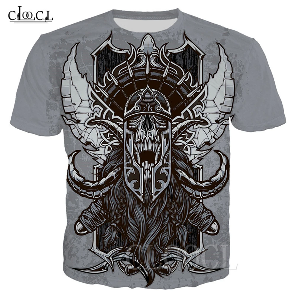 T Shirt 10 Скандинавский Викинг, тату-арт, Череп, футболка для женщин и мужчин, пираты, 3D принт, футболки, викинги, король, короткий рукав, повседневные топы, Прямая поставка - Цвет: T Shirt 10