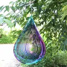 Металлическая 3D вращающаяся подвеска-Спиннер из нержавеющей стали в виде бьющегося сердца, декоративная подвеска для дома в эстетическом стиле