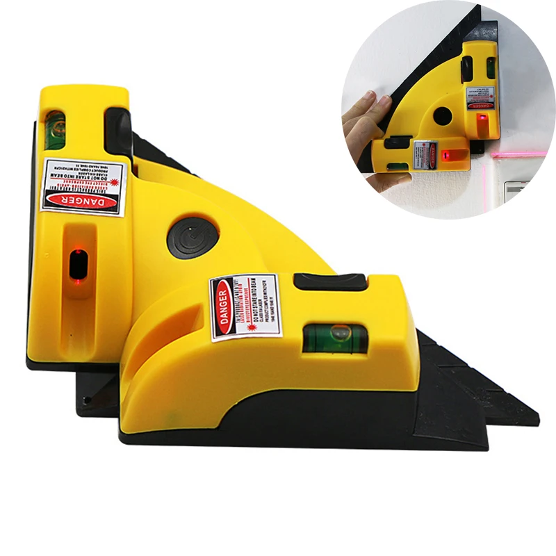 Лазерный уровень 90 градусов вертикальный 2 линейный лазерный перекрестный