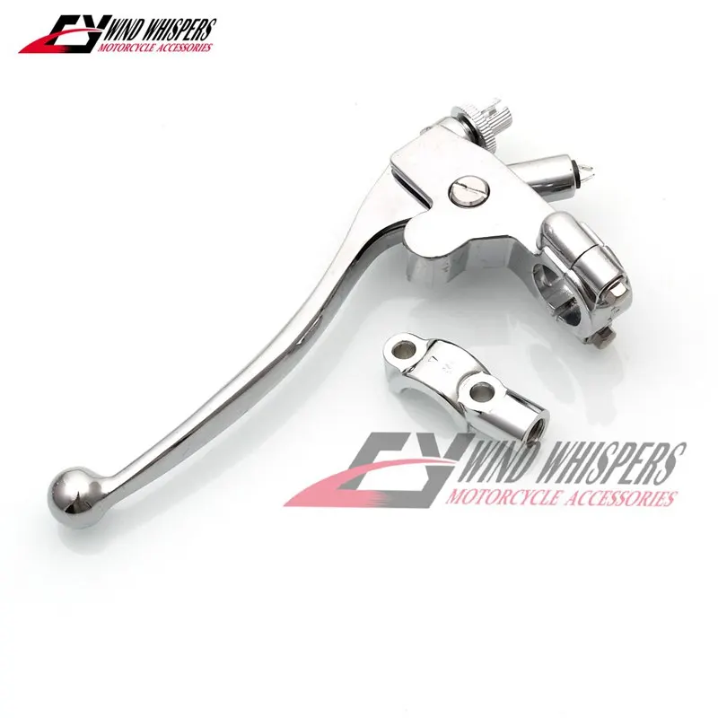 Хромированный Ретро Универсальный рычаг сцепления 7/8 &quot главный тормозной