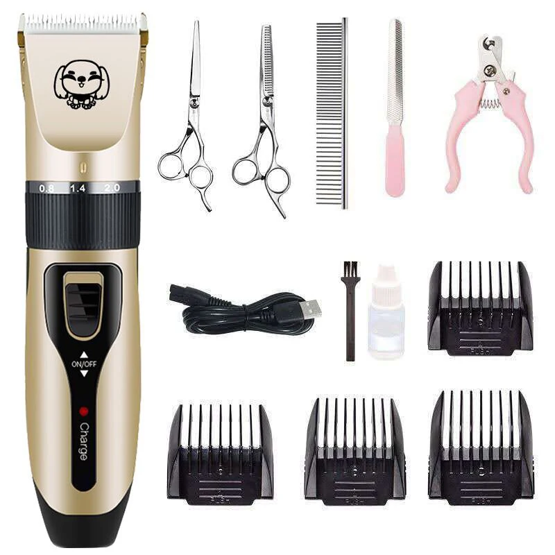 

Dog Clipper Dog Hair Clippers Grooming (Pet/Cat/Dog/Rabbit) haircut Trimmer Shaver Set Pets cordless Rechargeable Professional