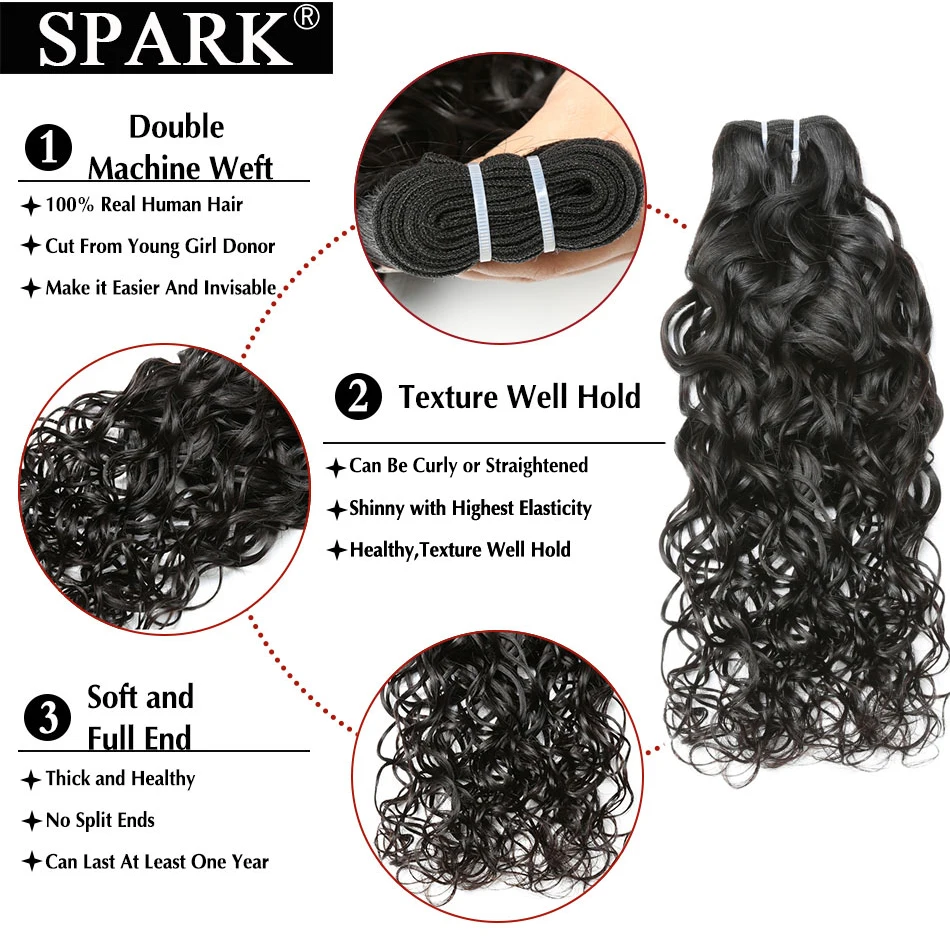 1 шт./лот 100% необработанные человеческие волосы для наращивания 8 32 дюйма пряди