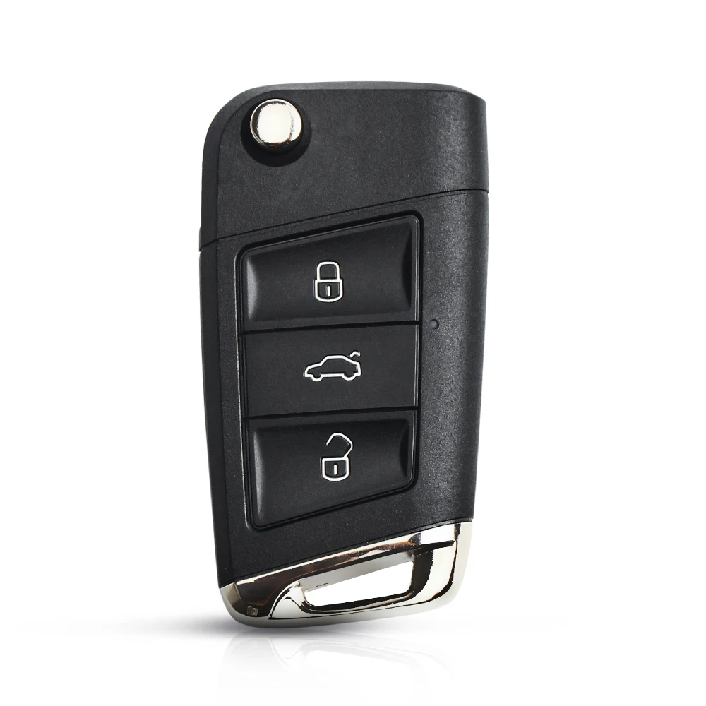 Складная задняя крышка KEYYOU 10x3 кнопок с лезвием для Volkswagen VW Golf 7 Jetta Passat Beetle Polo Bora |
