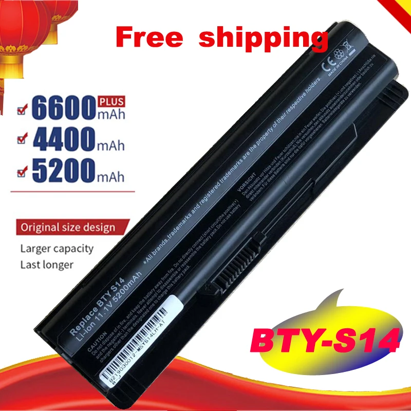 

WHOLESALE Battery For MSI CR650 CX650 BTY-S14 BTY-S15 FR400 FR600 FR700 FX603 FX610 FX620DX FX700 GE620DX GE70 GE60 GE600 GE70