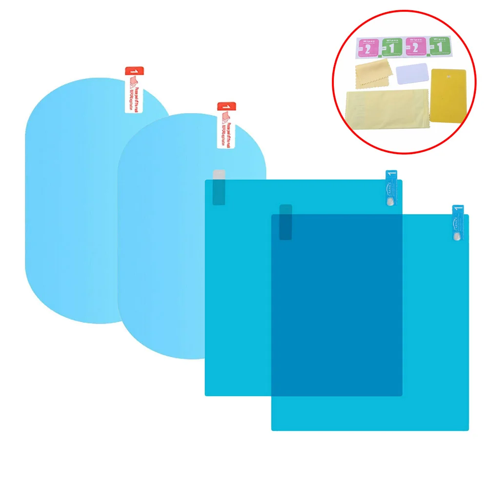 4 шт. автомобильные антибликовые наклейки на зеркало заднего вида| |
