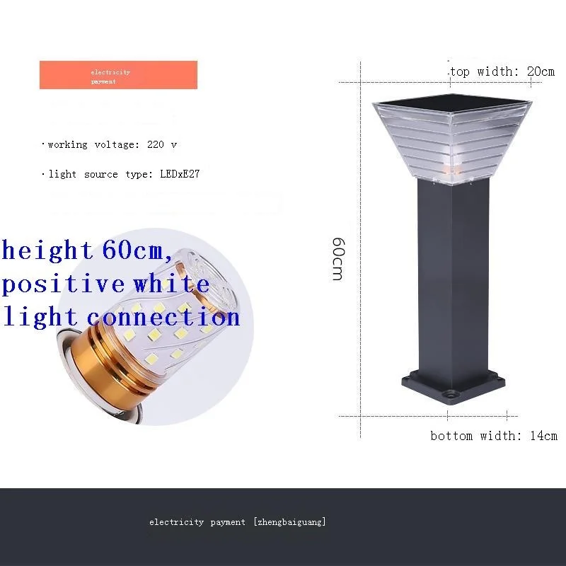 

Lampa Ogrodowa Lampy Ogrodowe Tuinverlichting LED Lighting Para Luce Lampara Outdoor Decoracion Jardin Exterior Garden Light