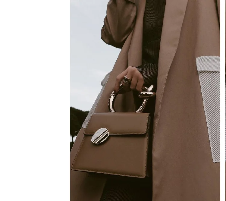 

Specially Designed Metal Handle Women Handbags Designer Shoulder Bag Luxury PU Leather Crossbody Bags Ladies Totes Purses