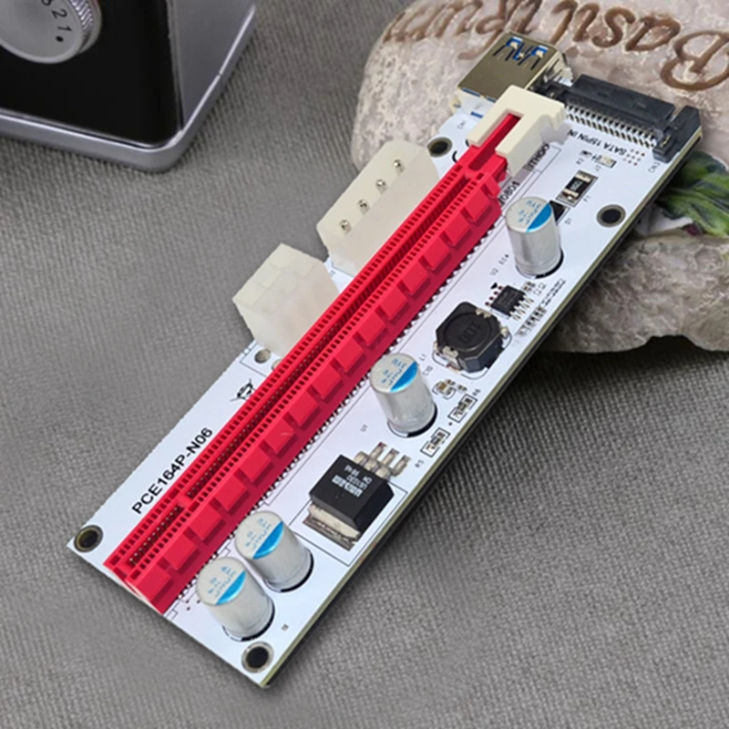 Новейший VER008S 0 6 M USB 3 кабель Профессиональный Горный PCI E Express 1X TO 16X M2 riser card Adapter для