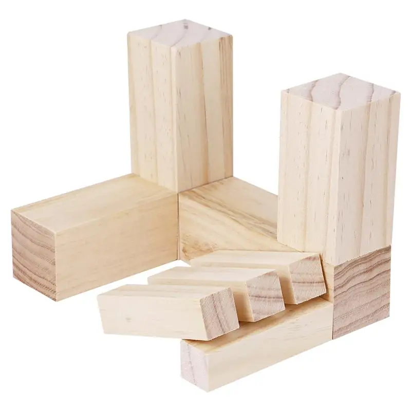 Полоски из липы 8 шт. деревянные блоки игрушки для рукоделия резьба рукоделие