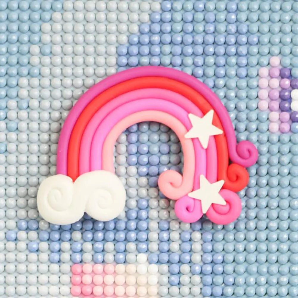 

New DIY Diamond Painting Cross Stitch Locator Diamond Rainbow Tool Embroidery Accessory Mosaic Practical Gift