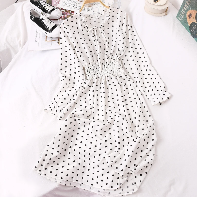 2019 новые модные женские темпераментные длинные платья с рукавами фонариками