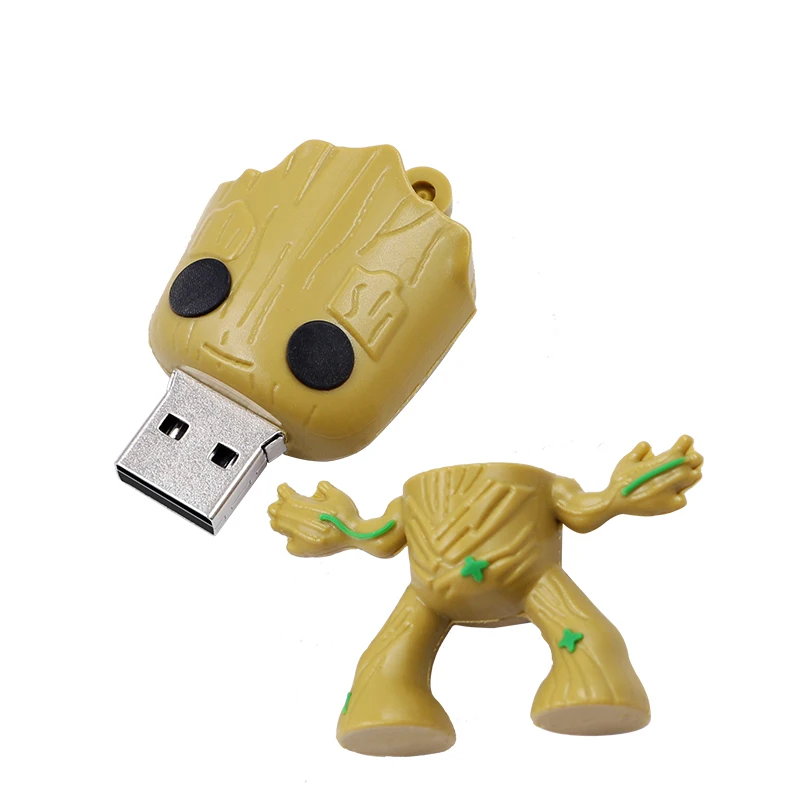 Usb флеш накопитель Marvel Super hero Tree man 4 ГБ 8 16 32 64 128 ГБ|USB флэш-накопители| |