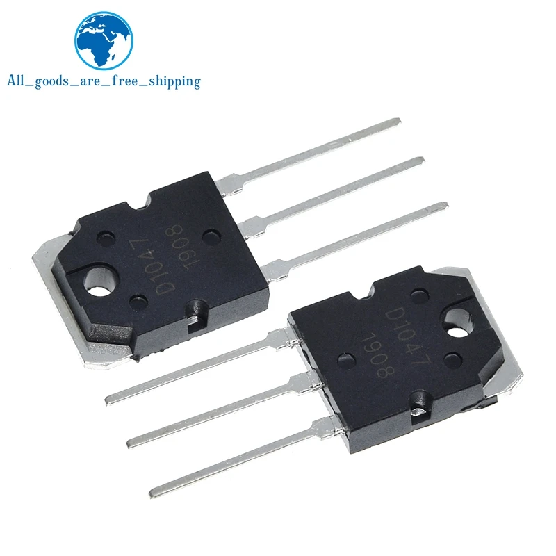 5PCS 2SD1047 TO-247 D1047 TO-3P POWER TRANSISTORS new and original IC | Электронные компоненты и принадлежности