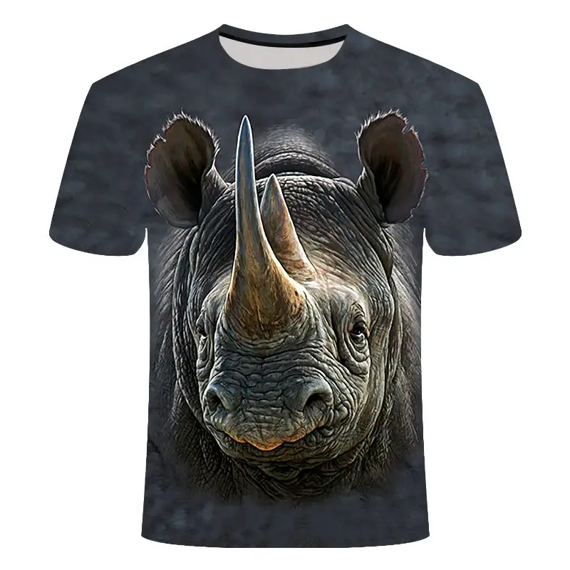

Fun novel animal pig lion dog orangutan tiger series T-shirt 3D printed T-shirt for men and women T-shirt Harajuku style T-shirt