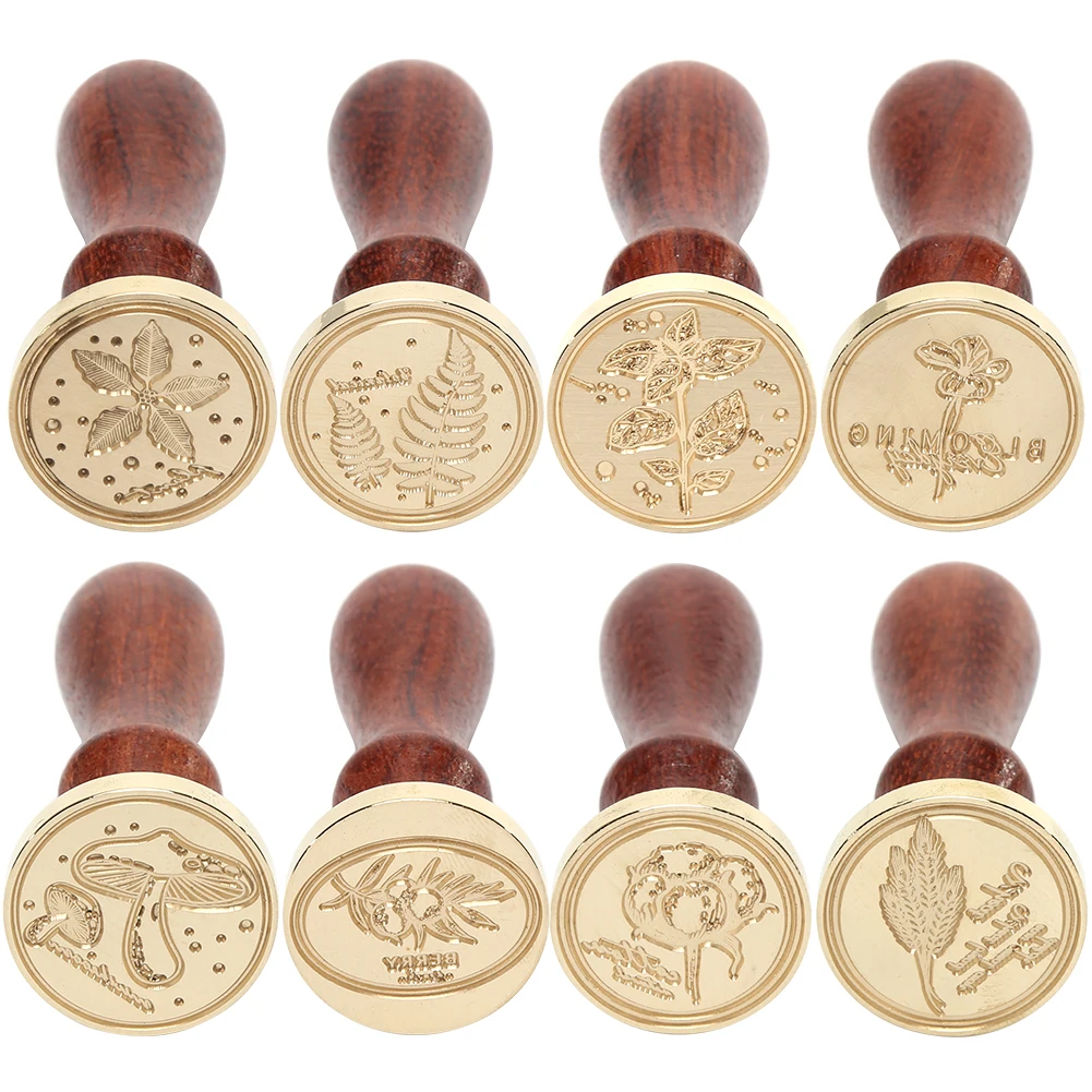 DIY печать с рисунком растений восковая ретро-конверт скрапбукинг фотоальбом