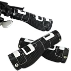 Силиконовая ручка для велосипеда из микрофибры Композитный Материал велосипедная ручка с двойным замком мертвый горный велосипед электровелосипед запчасти для велосипеда